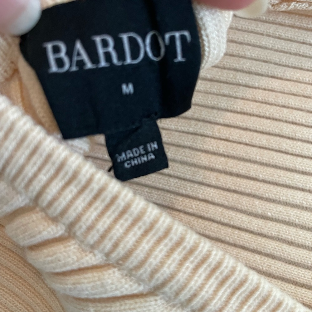 Bardot Rib Knit Dress - Picture 4 of 4